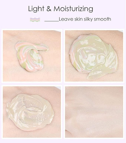 Skynest 2pcs Pore Primer, Color Correcting Facial Serum, Face Makeup Primer Base,Isolation Cream,Invisible Pore,Oil Control, Brightening Moisturizing Essence Concealer Foundation