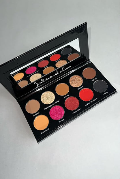 Beauty The Dream Palette, Eyeshadow Palette, Eye Shadow Palette Makeup, Face Makeup Palette, 10 Colors Makeup Kit, Multipurpose Beauty Makeup Set, Pigmented Eye Makeup Palette for Women