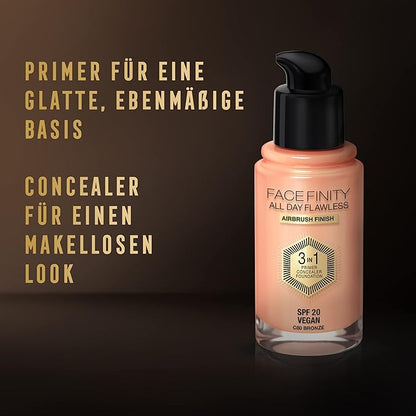 Max Factor Facefinity All Day Flawless Concealer, No. 80 Bronze, 1 Ounce