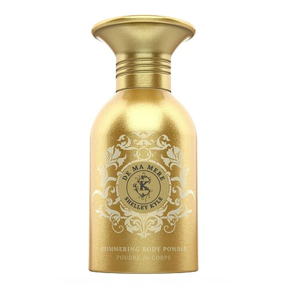 Shelley Kyle De Ma Mere Talc Free Shimmer Powder, Body Powder, Dusting Powder, Leaves Skin Soft, Dry, Smooth, and Shimmering, 48g