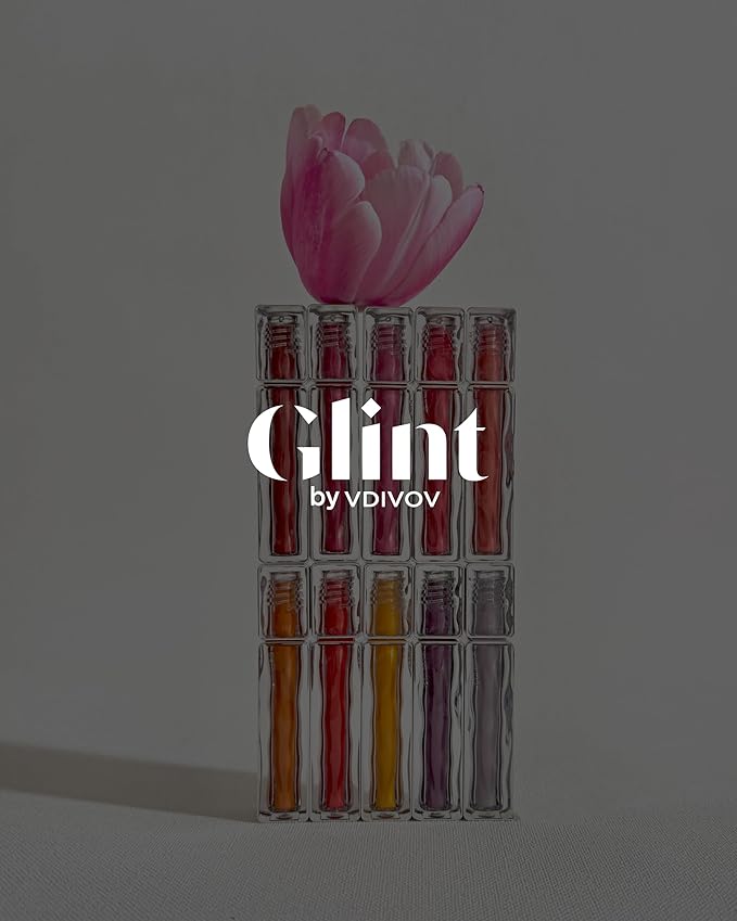 Glint Lip Glosser (Lip Glosser, 0.09oz) - Hydartions, Moisturizing Plumping Lip Gloss with Radiant Shine, Long Lasting, Korean Skin Care. Provence Rose & Calendula Extract.