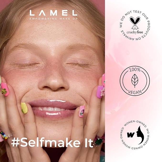 Hydrating Lip Oil LET`S GLAZE - Hydrating Lip Gloss Flavoring Oil - Fat Oil Lip Gloss - Hydrating Lip Oil Treatment - Plumping Lip Oil Gloss - Clear Lip Gloss - №401 Marshmallow