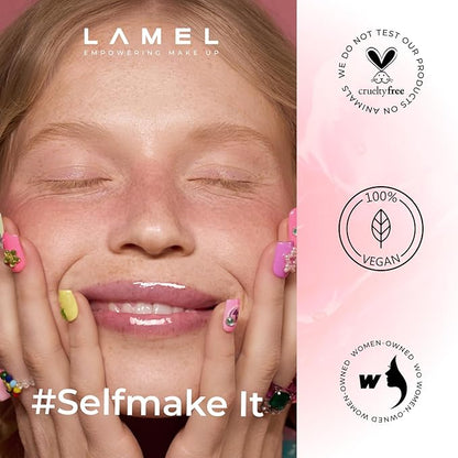 Hydrating Lip Oil LET`S GLAZE - Hydrating Lip Gloss Flavoring Oil - Fat Oil Lip Gloss - Hydrating Lip Oil Treatment - Plumping Lip Oil Gloss - Clear Lip Gloss - №401 Marshmallow