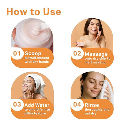 You Make Me Melt Cleansing Balm, Waterproof Makeup Remover, Face Cleanser, Oil Based Cleanser, Korean Skincare