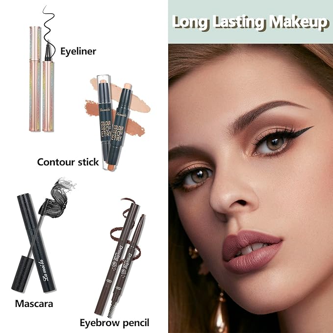 Makeup Kits Makeup Kit for Women Full Kit Makeup Sets for Teens Make up Kit for Teenagers Gift 18 Color Eyeshadow Palette Lipgloss Makeup Sets for Women Make up Kit
