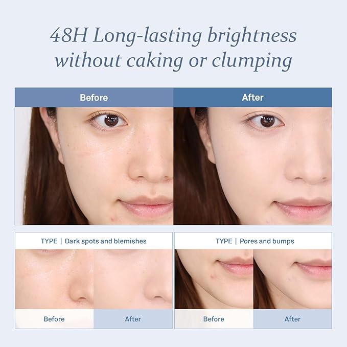 hince Second Skin Mesh Matte Cushion - 12g, Natural Coverage, Semi Matte Finish, Flawless Coverage, 24hr Long Lasting, Korean Cushion Foundation, Blue Cushion (PORCELAIN, 17)