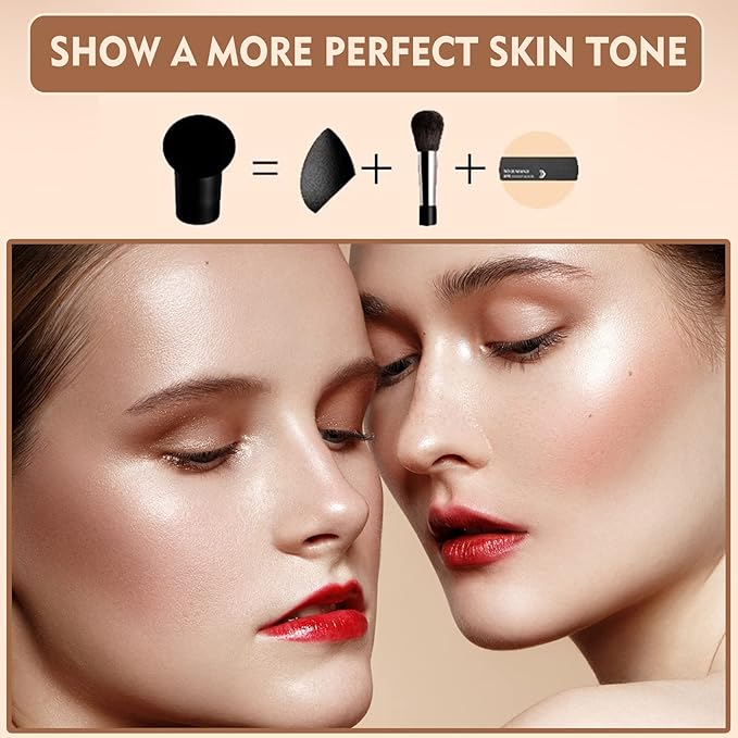 AWCCXMYM Mushroom Head Air Cushion CC Cream, Ivory, 24-Hour Moisturizing, Plant Ingredients, Skin Foundation Concealer