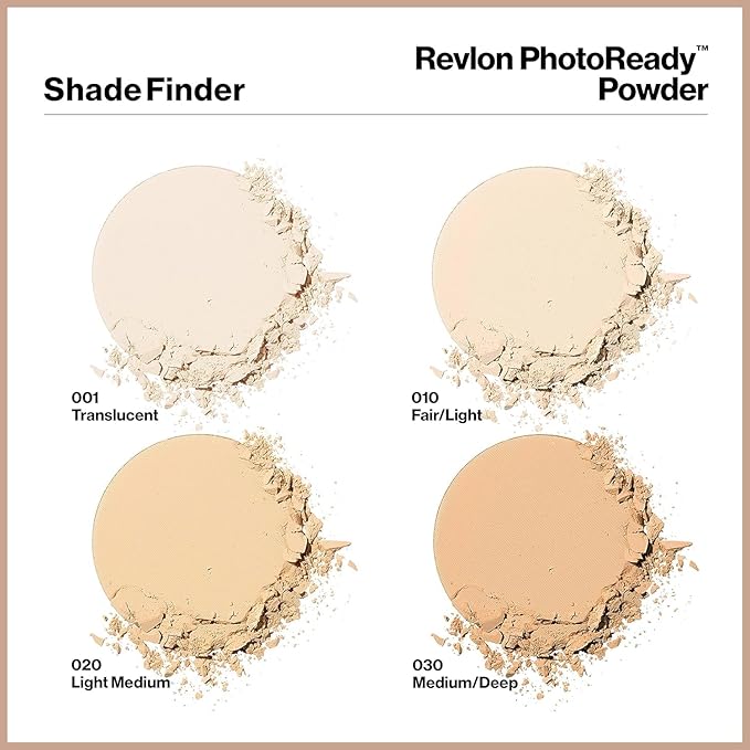 Revlon PhotoReady Powder, Light Medium [020] 0.25 oz (Pack of 3)