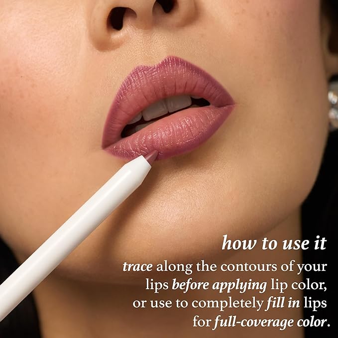 Julep Line & Shine It's Balm: Tinted Lip Balm + Buildable Lip Color - Iridescence, With a Trace Retractable Creamy Long-Lasting Liner Clear as Day, So Plush Girl Crush Lip Gloss