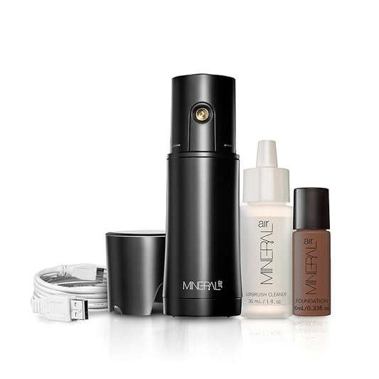 Mineral Air Complexion and Blush Kit | Flawless Mineral Foundation & Blush Application - Mocha