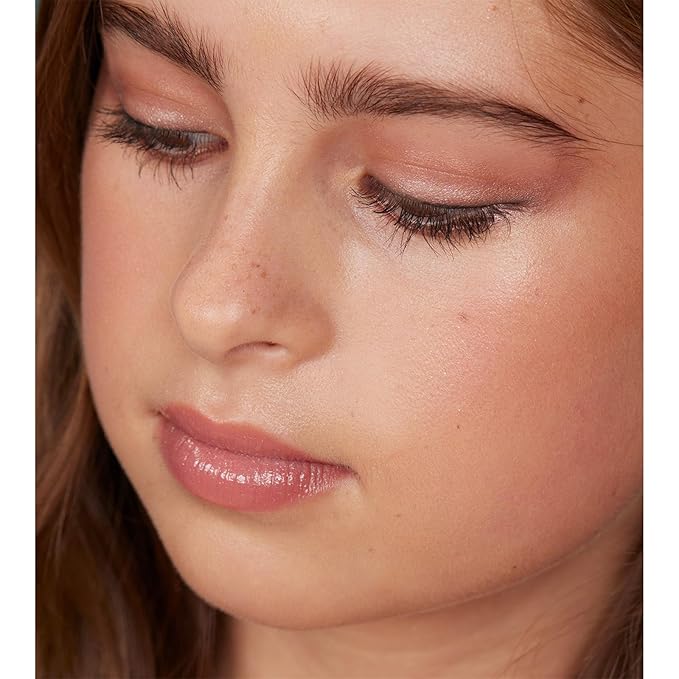 Petite N Pretty Beginner CactiCali Makeup Set for Kids, Teens, & Tweens - Natural Eyeshadow and Cheek Makeup Palette & 10k Shine Lip Gloss (Diamond Heist)