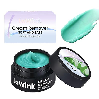 Eyelash Glue Remover Cream 5g Professional Grade Lash Adhesive Remover Sensitive Skin Lash Glue Remover Quickly and Low Irritation Lash Remover Eyelash for Salon Lash (Aloe)