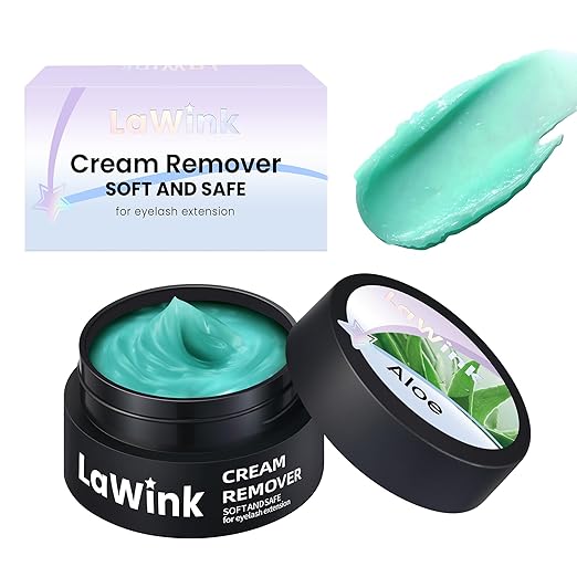 Eyelash Glue Remover Cream 5g Professional Grade Lash Adhesive Remover Sensitive Skin Lash Glue Remover Quickly and Low Irritation Lash Remover Eyelash for Salon Lash (Aloe)