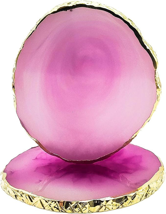 2pcs Resin Nail Art Palette, Gel Nail Polish Mixing Palettes Makeup Color Pallet Nail Display Board for Makeup Nail Art (Purple, M 2pcs)