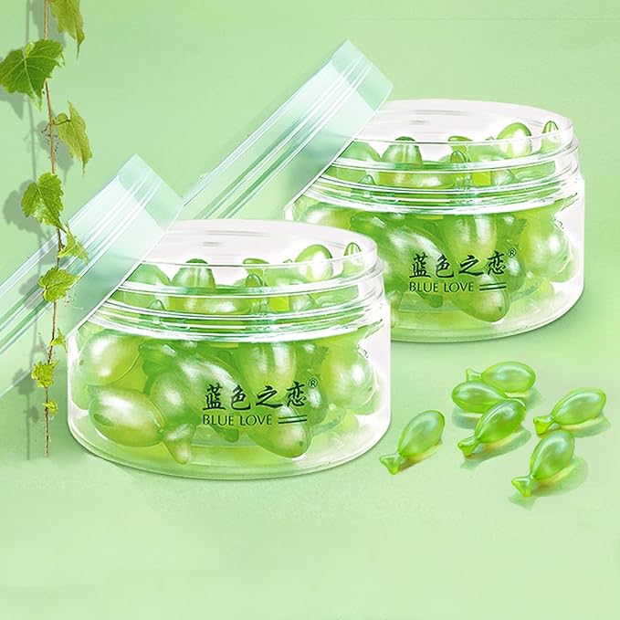 BLUE LOVE 3Pcs Disposable Granules Plant Cleansing Oil for Face, Makeup Remover and Skin Care Makeup Removal