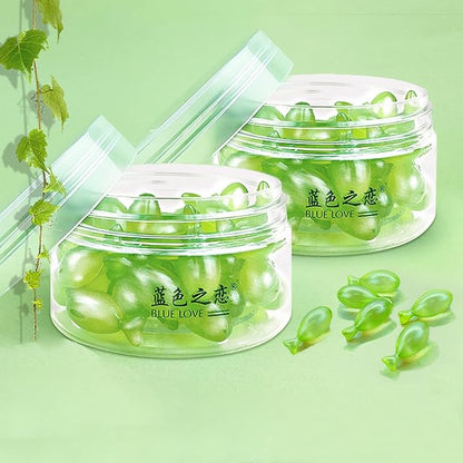 BLUE LOVE 3Pcs Disposable Granules Plant Cleansing Oil for Face, Makeup Remover and Skin Care Makeup Removal