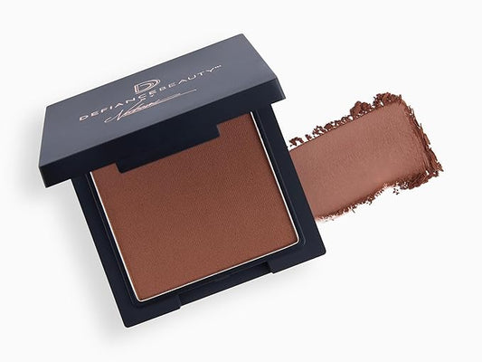 Immortal Envy Satin Sovereign Bronzer – Velvety-Matte, Rich Chocolate, Buildable, Long-Lasting, Vegan & Cruelty-Free, Infused with Collagen Peptides & Hyaluronic Acid for Radiant Skin