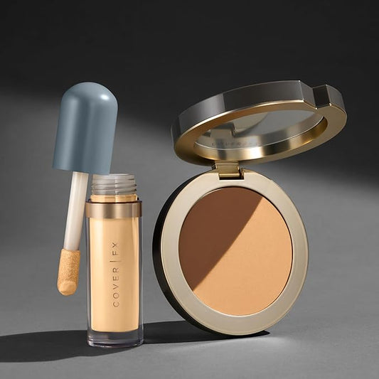 Discoloration Kit: Total Cover Cream Foundation, M4 + Skin Discovered Longwear Concealer, M3 - Full Coverage
