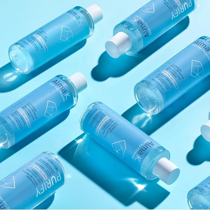 ALMA K Cleansing Micellar Water - Soothing Makeup Remover - Non-Drying for All Skin Types - Water-Based Gentle Facial Cleanser with Aloe Vera - 6.7 oz