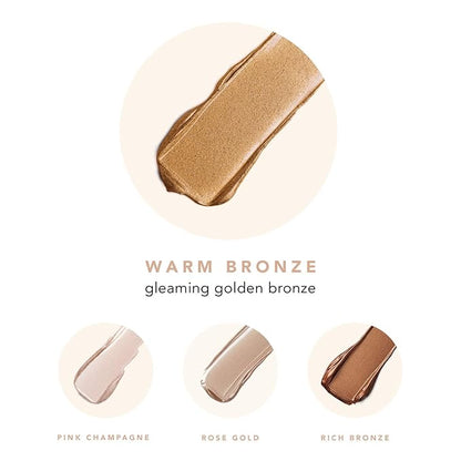 JLO BEAUTY That Star Filter Complexion Booster Highlighter & Bronzing Drops, Warm Bronze, 1 fl oz, For Body & Face, Makeup Primer with Vitamin E, Lightweight Shimmer Sheer Formula, Dewy, Glowy Skin