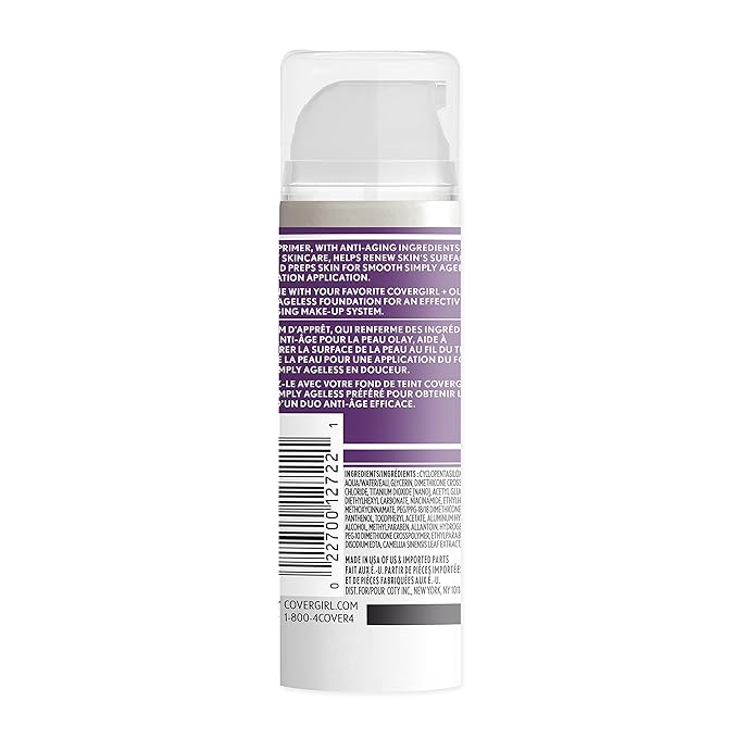 COVERGIRL Simply Ageless Makeup Primer, 1 Fl Oz, Pack of 1