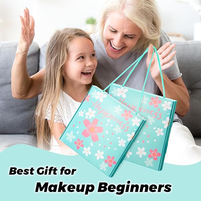 Makeup Kit for Teens Girls Women, Travel & Portable Makeup Set, Cosmetic Bundle with Foundation, Eyeshadow, Lipstick, Eyeliner & Mascara