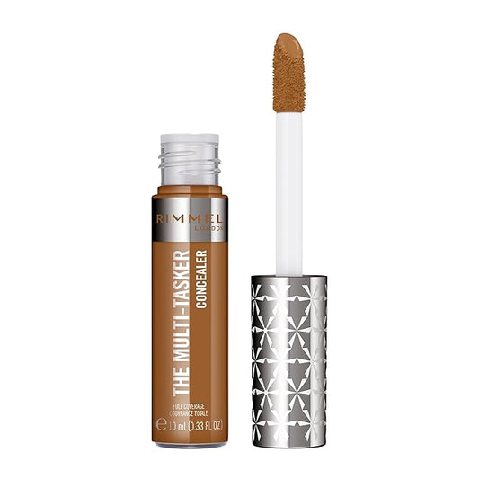 Rimmel London, Multi-Tasker Concealer, 100 Mocha, Crease-Proof, Transfer-Proof, Waterproof, Up To 24-Hour Wear, Vegan Formula, 0.33oz