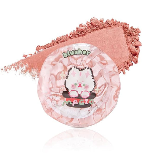 Boobeen Blush Powder Face Makeup, Highly Pigmented Single Color Face Blush for Cheeks, Shape, Contour & Highlight Face to Create a Natural Matte Finish, Blendable