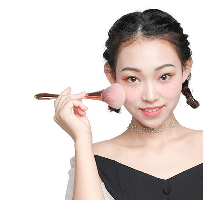 1Pcs 30ml/1Oz Empty Loose Powder Container and 1Pcs Make-Up Powder Brush