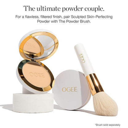 Ogee Sculpted Skin-Perfecting Makeup Setting Powder - (Umber - REFILL ONLY) - Lightweight Powder Foundation Made with 70% Organic Ingredients