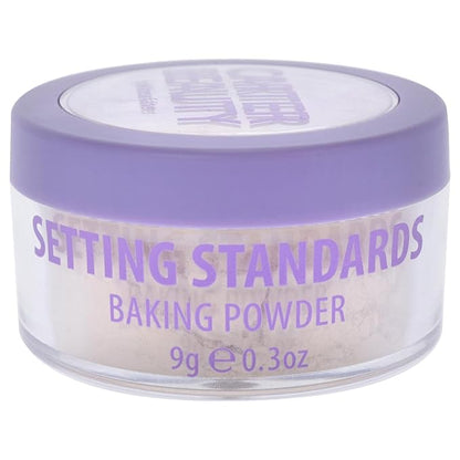 Carter Beauty By Marissa Carter Setting Standards Baking Powder - Vegan - Mattifies The Skin And Evens Out The Complexion- Used To Set Makeup And Cover Blemishes - Natural - 0.3 Oz