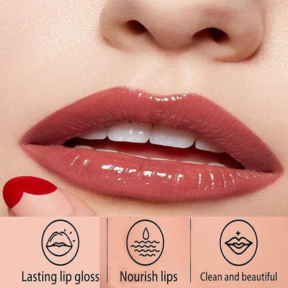 Peel Off Lip Liner Tattoo – Long Lasting Lip Stain, Waterproof & Smudge-Proof, Infused with Vitamin E & Hyaluronic Acid, Precise Definition, Easy Application & Removal(Dark brown and Burgundy, 2P)