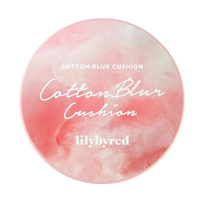 Lilybyred Cotton Blur Cushion SPF50+PA+++ - Skin Cover, Long-Lasting, Powdery Finish for a Flawless Look (23 Natural Cotton)