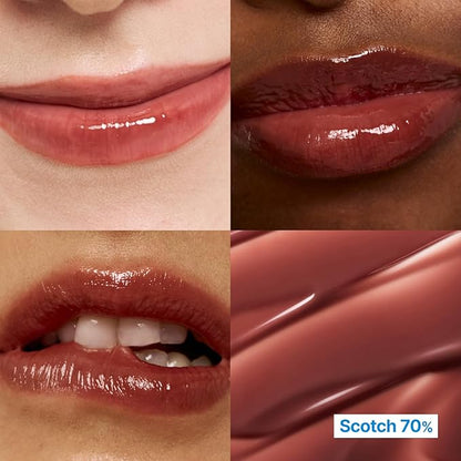 3D Voluming Gloss 70% (Rich) | Scotch 70% l High Shine, Non-Sticky Lip Gloss for Makeup | Long-Lasting, Moisturizing Gel Formula | 30%, 70% Pigment Options | 5.3g