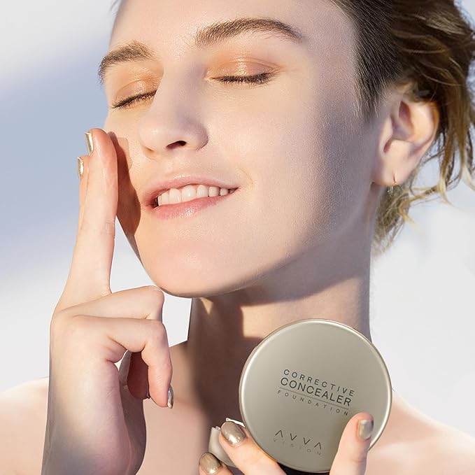 Concealer Cream Palette Correct Conceal Flawless Foundation Makeup Medium to Full Coverage, 02