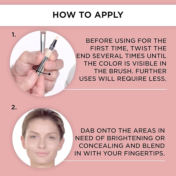 ARTDECO Perfect Teint Concealer - Light Peach N°05 - Light-Reflecting Concealer with Brush Applicator - No Signs of Tiredness - Medium Coverage - Water-Resistant - Long Lasting - Makeup - 0.07 Fl Oz