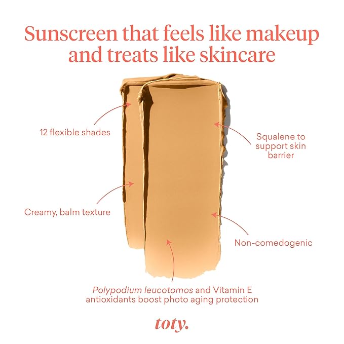Toty by Sofia Vergara - Ilumina CC Creamy Compact SPF 50+ Mineral Broad Spectrum Sunscreen for Face + Ilumina Brush - CC cream foundation with spf 50 - MAKEUP - 3W Bundle