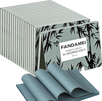 FANDAMEI 1800 Counts Oil Blotting Sheets for Face, Oil Absorbing Papers for Oily Skin, Oil Control Film, Tissues