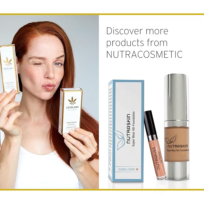 Nutraskin Super Wear HD Foundation Light - Liquid Foundation Makeup for a Radiant Complexion I Waterproof and Long-Lasting Primer Make Up I Made in Germany I 15ml