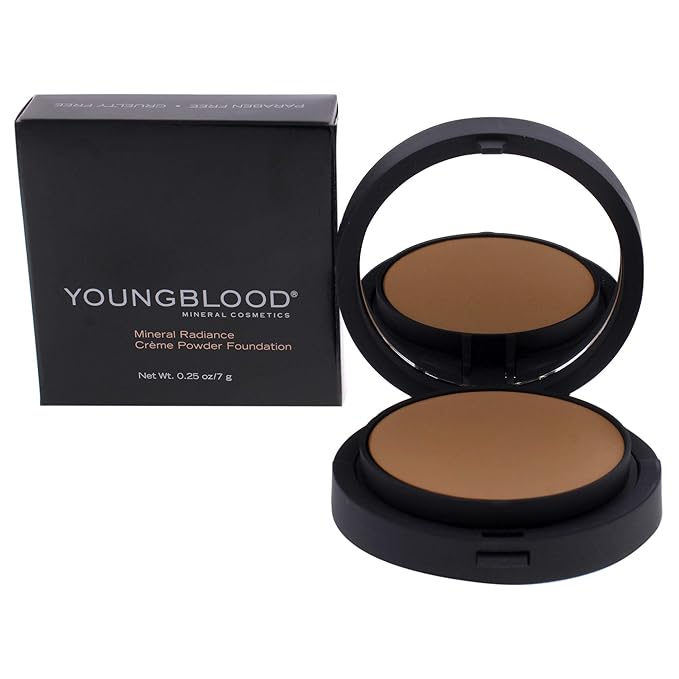 Youngblood Mineral Radiance Creme Powder Foundation - Tawnee Women 0.25 oz