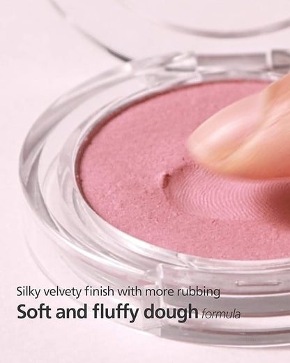 THESAEM Jelly Blusher PP02 Baby Lavender - Velvety Finish Soft Jelly Powder Cheek - Easy Blending Formula- Lightweight, Smooth, Natural Buildable Blusher