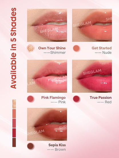 SHEGLAM Booster Shine Plumping Lip Gloss-Get Started