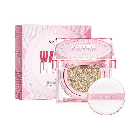 Hydra Air Cushion Foundation, Long-Lasting Moisturizer,Glow Finish, Face Contouring Concealer, Brighten Skin Tone