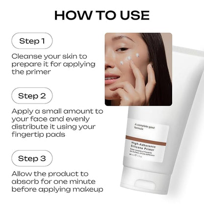 Silky Makeup Base Face Primer – Pore-Blurring, Mattifying & Hydrating Lotion – Lightweight, Oil-Free Face Cream for a Flawless, Long-Lasting Look – Preps & Protects Skin