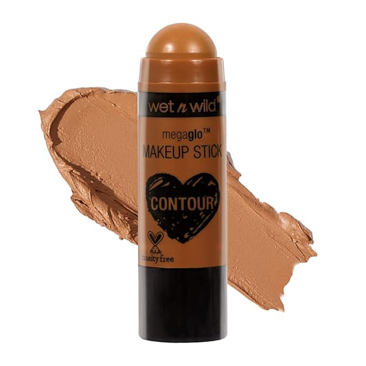 wet n wild MegaGlo Makeup Stick Bundle - Call Me Maple & Dusty Pink, Buildable Color, Versatile Use