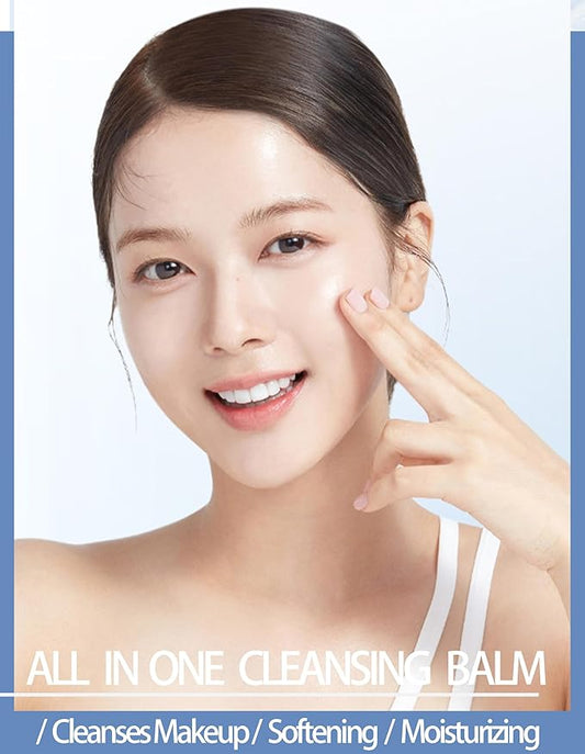 8pc Deep Cleansing Blam for Face, Mini Makeup Remover Blam, Gentle Facial Makeup Remover, Moisturizing Pore Face Cleanser, Individually Packaged Travel Essential Makaup