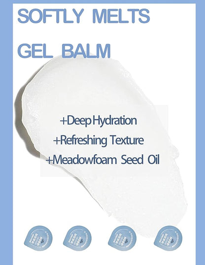 8pc Deep Cleansing Blam for Face, Mini Makeup Remover Blam, Gentle Facial Makeup Remover, Moisturizing Pore Face Cleanser, Individually Packaged Travel Essential Makaup