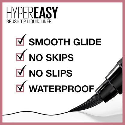 Maybelline Instant Age Rewind Dark Circles Concealer and Hyper Easy Liquid Eyeliner Bundle, 115, 0.018 Fl Oz