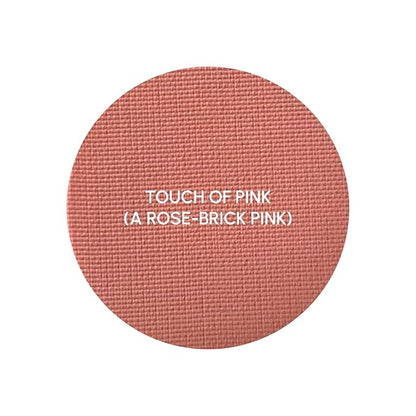 PRIMROSE POWDER BLUSH, Pressed Blush Face Makeup, Buildable Formula, Smooth Finish, Paraben Free, Made in the USA 0.11 oz. (Touch of Pink)