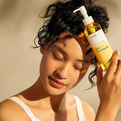 ma:nyo Pure Cleansing Oil Korean Facial Cleanser, Blackhead Melting, Daily Makeup Removal with Argan Oil, Korean Skin care 6.7 fl oz *(2 Pack)